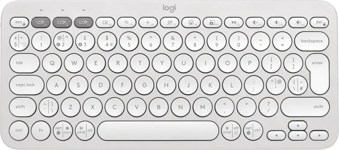 Logitech K380s Bluetooth Keyboard Tonal White-image-1