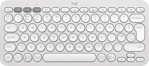 Logitech K380s Bluetooth Keyboard Tonal White