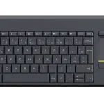 Logitech K400 Plus Wireless Touch Keyboard Black-thumb-1