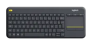 Logitech K400 Plus Wireless Touch Keyboard Black