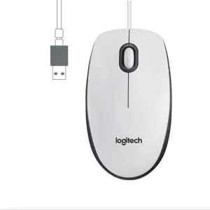 Logitech M100 Mouse White