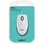 Logitech M100 Mouse White-thumb-4