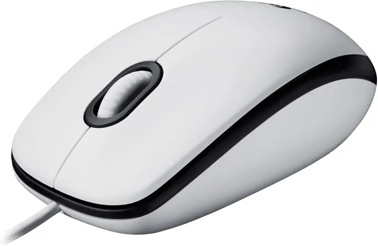 Logitech M100 Mouse White-image-2