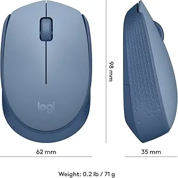 Logitech M171 Wireless Mouse Blue Grey-image-4