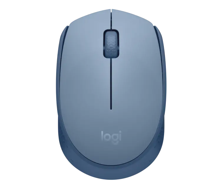 Logitech M171 Wireless Mouse Blue Grey-image-1