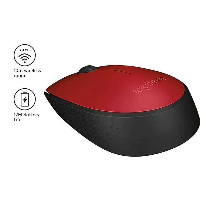 Logitech M171 Wireless Mouse Red-image-2