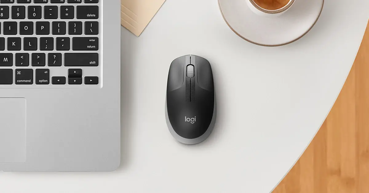 Logitech M190 Wireless Mouse Mid Grey-image-5