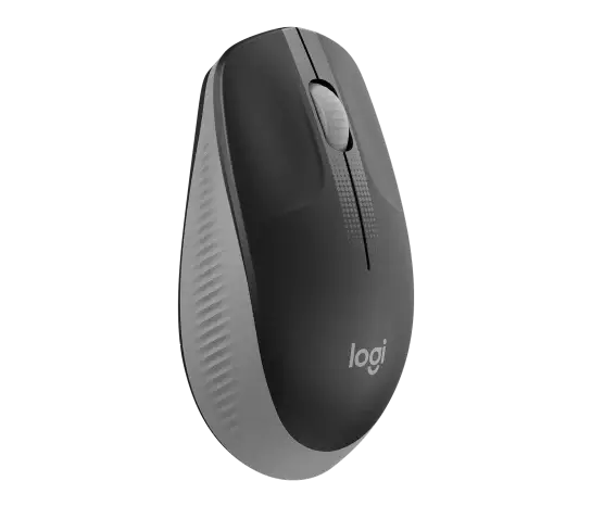 Logitech M190 Wireless Mouse Mid Grey-image-2