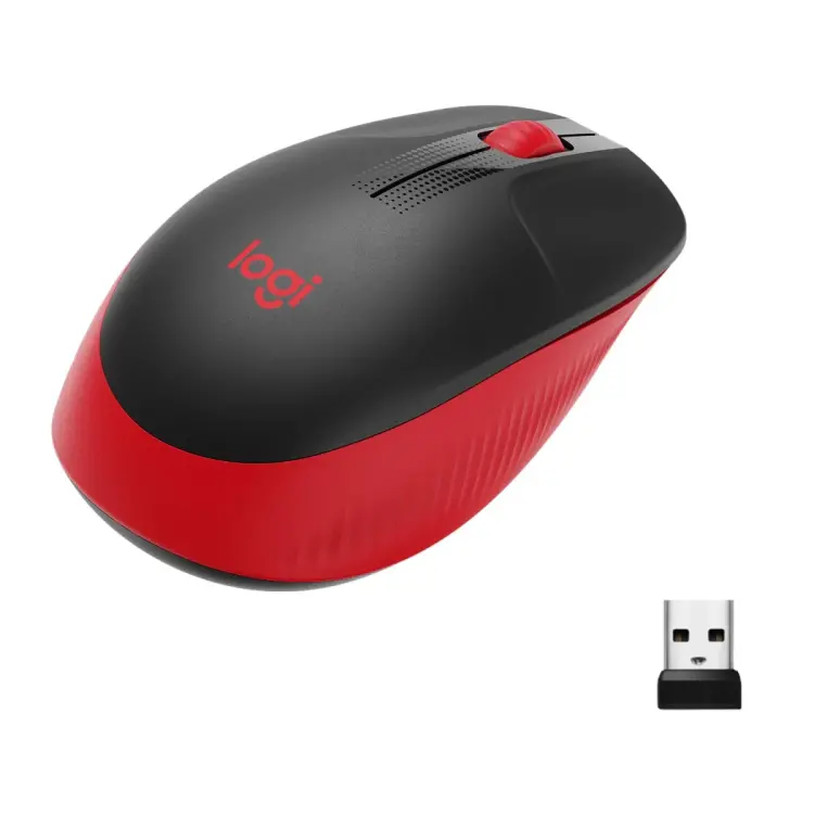 Logitech M190 Wireless Mouse Red-image-1