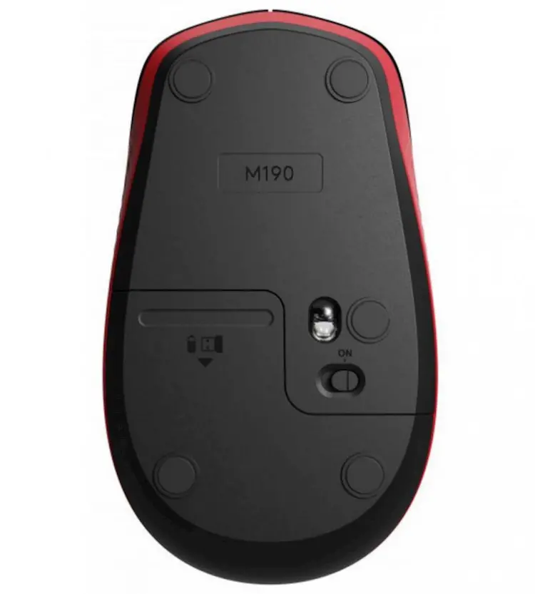 Logitech M190 Wireless Mouse Red-image-4