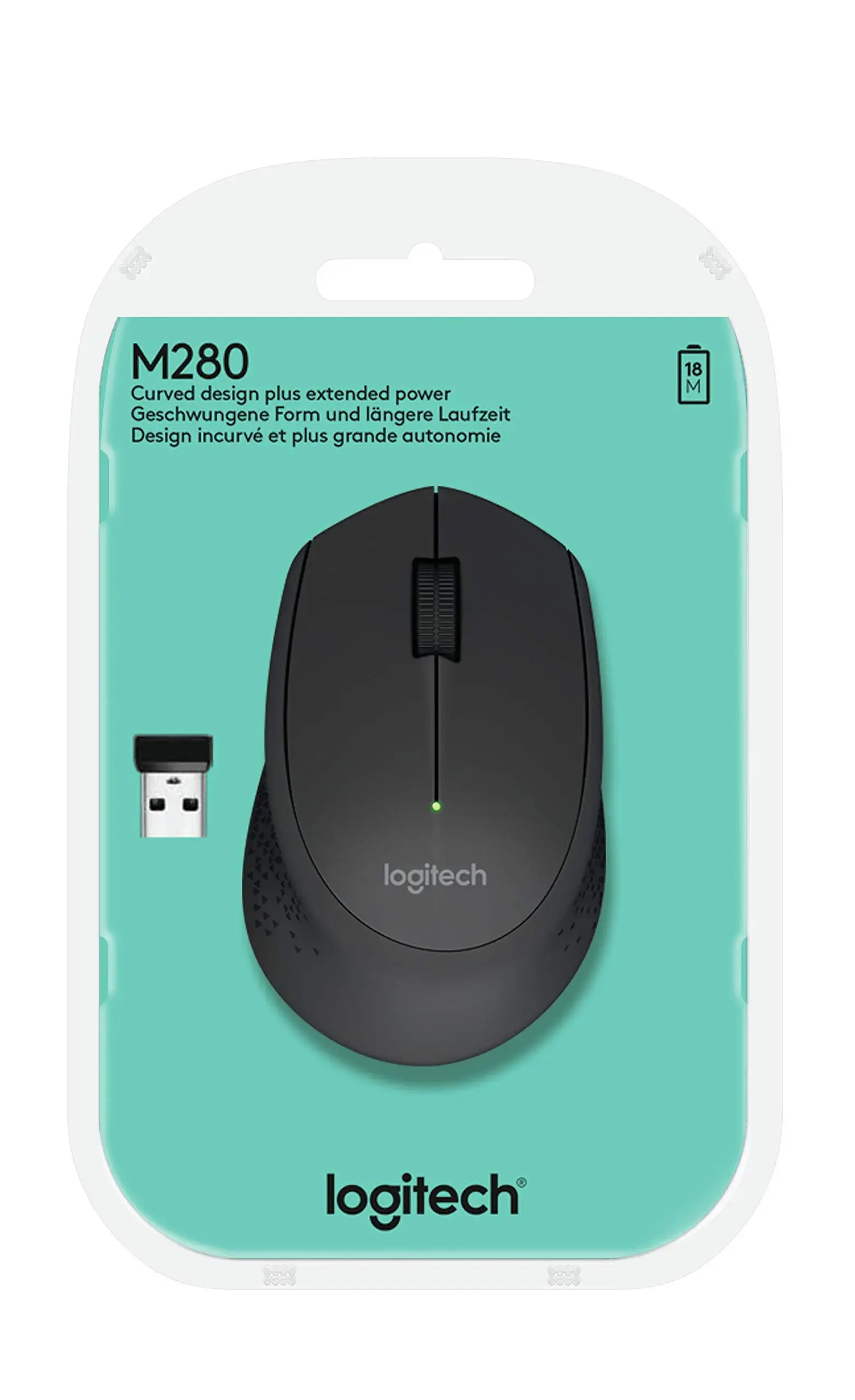 Logitech M280 Wireless Mouse Black-image-4