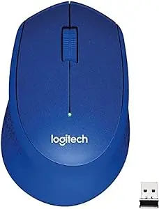 Logitech M330 Wireless Mouse Blue