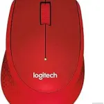 Logitech M330 Wireless Mouse Red-thumb-1