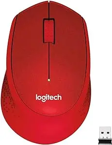 Logitech M330 Wireless Mouse Red-image-1