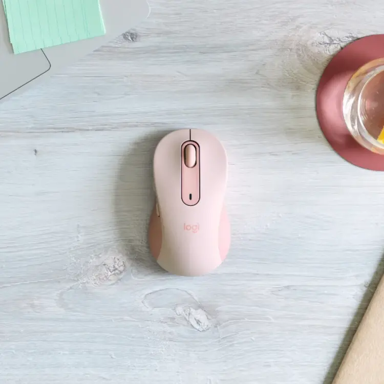 Logitech Wireless Mouse M650 L Signature Rose-image-6