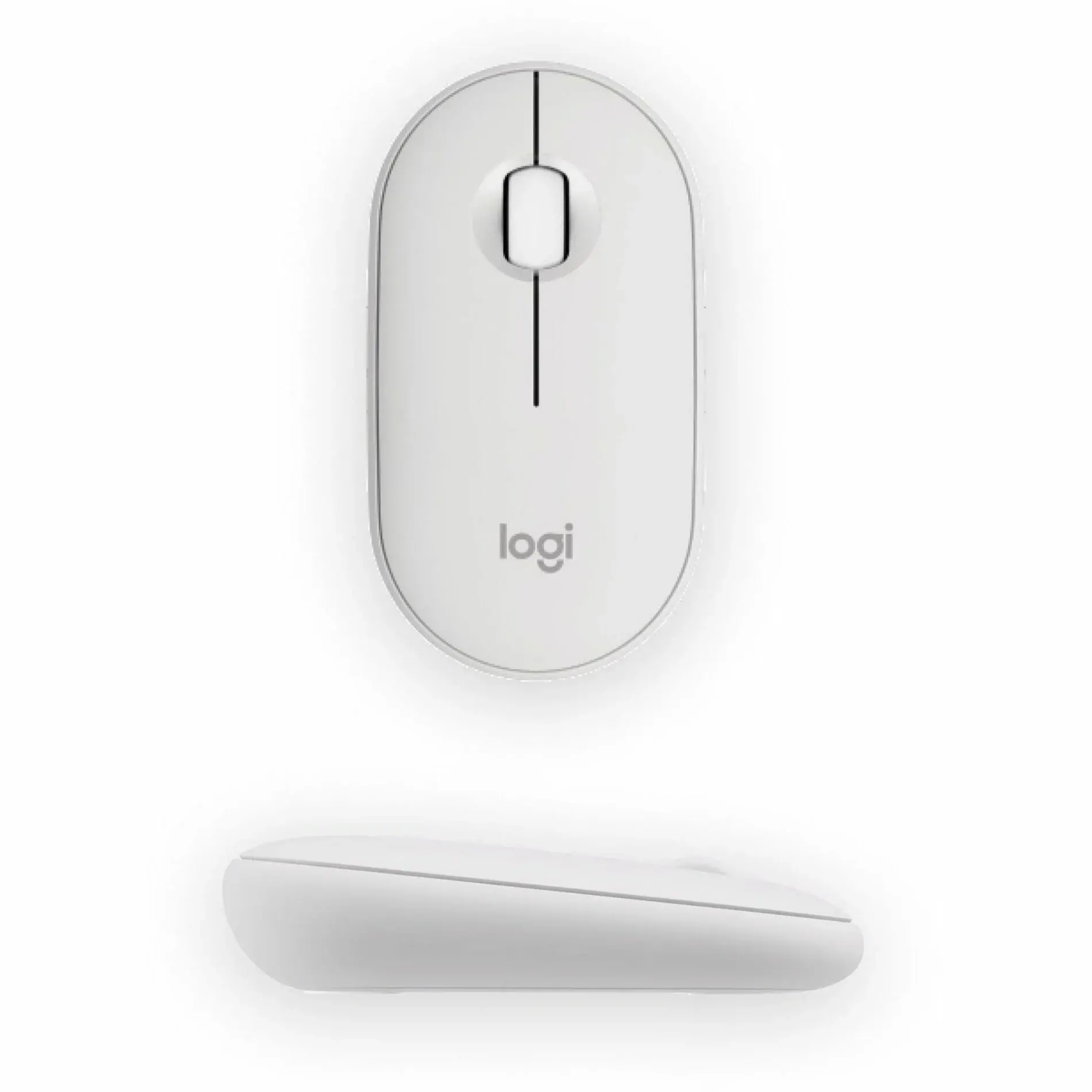 Logitech Wireless Mouse Pebble M350s BT Tonal White-image-3