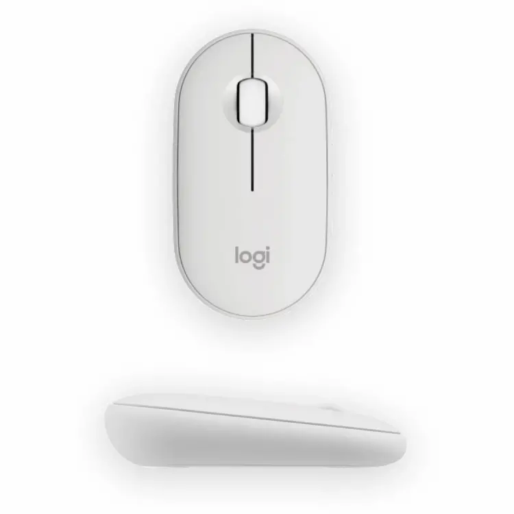 Logitech Wireless Mouse Pebble M350s BT Tonal White-image-3