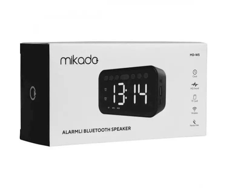 Mikado MD-W5 Clock Black-image-4