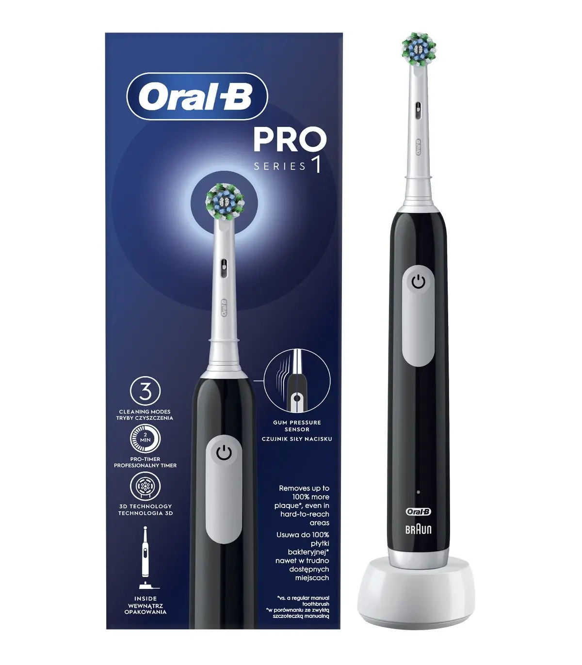 ORAL-B D305.513.3X Pro Series 1 Black-image-1