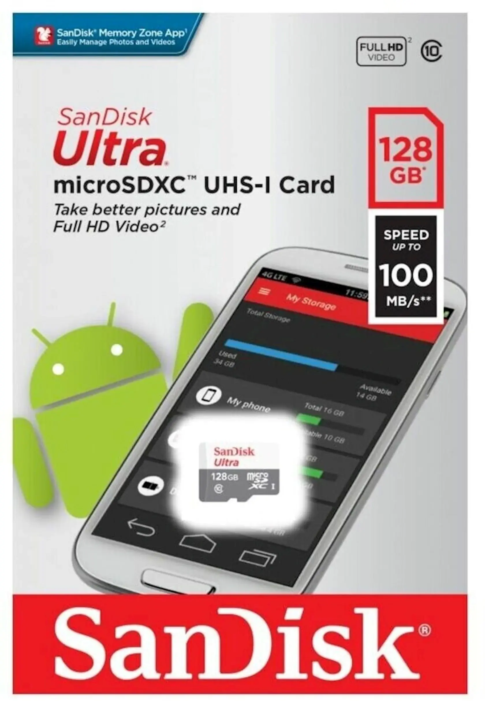 Sandisk Ultra microSDXC 128GB (SDSQUNR-128G-GN6MN)-image-2