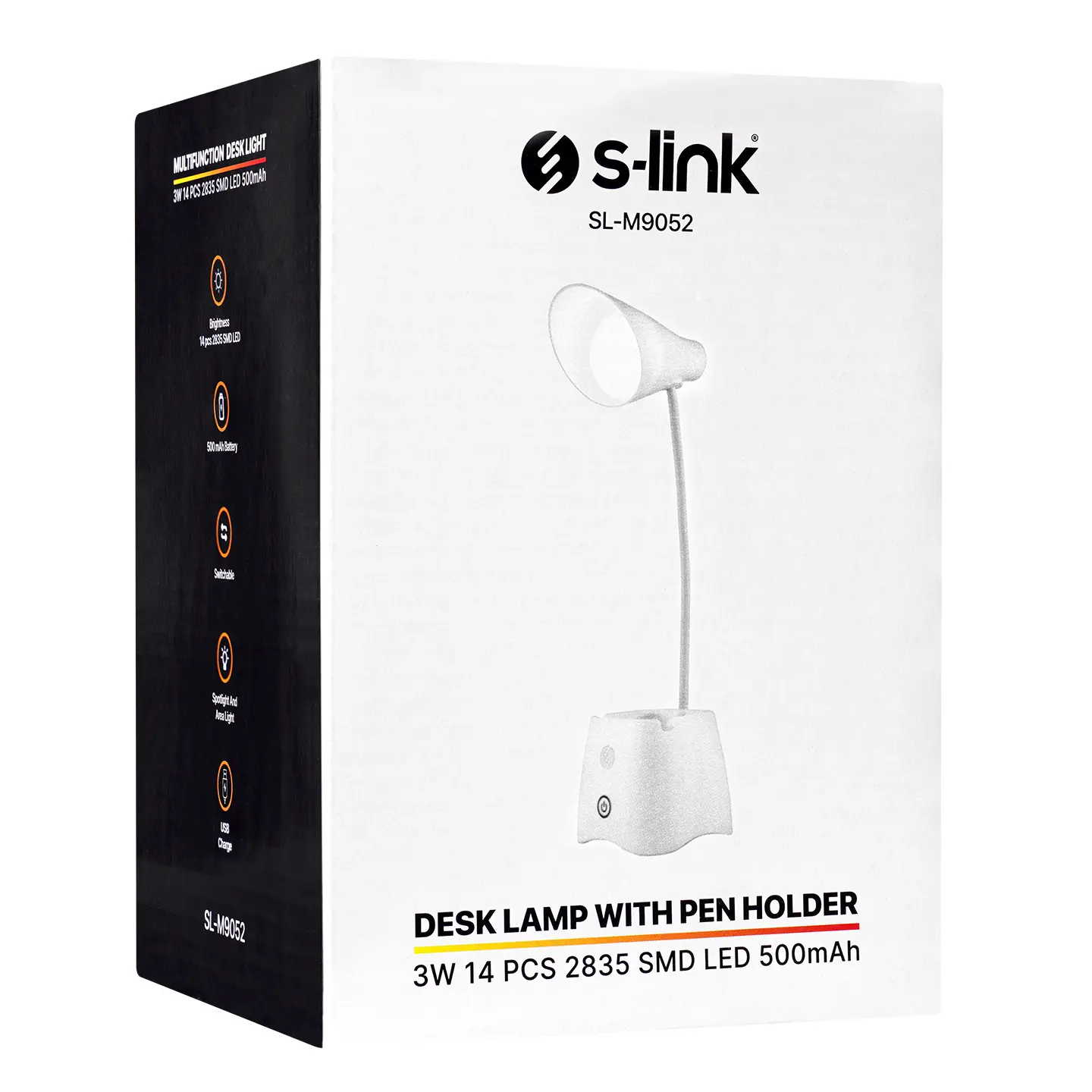 S-link SL-M9052 500mAh Desk Lamp White-image-6