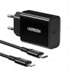 Ugreen CD137-10191 20W Fast Charger Black-thumb-3