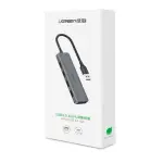 Ugreen CM219-70336 Type-C 4-Port USB 3.0 Hub Gray-thumb-4