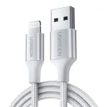 Ugreen US199-60161 2.4A Lightning Apple MFI 1m Silver-thumb-1