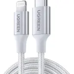 Ugreen US304-70523 18W 3A Lightning Apple MFI 1m Silver-thumb-1