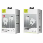 Usams T20+U35 Type-C Cable Charging Set White (XTXLOGT18TC05)-thumb-3