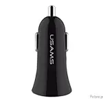 Usams US-CC013 2.1A Dual USB Car Charger Black (21CHGC01)-thumb-3