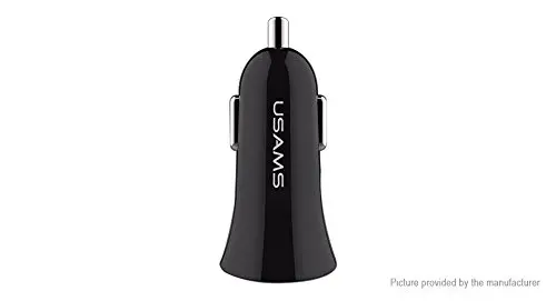 Usams US-CC013 2.1A Dual USB Car Charger Black (21CHGC01)-image-3