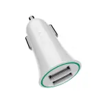 Usams US-CC013 2.1A Dual USB Car Charger White (21CHGC02)-thumb-1