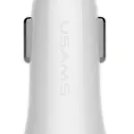 Usams US-CC013 2.1A Dual USB Car Charger White (21CHGC02)-thumb-2