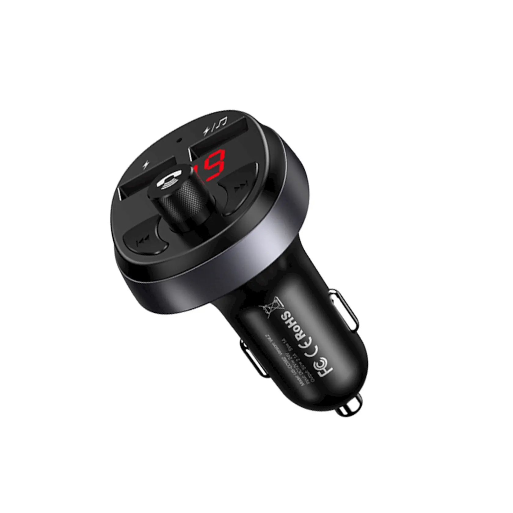 Usams US-CC062 C11 Car FM Transmitter Black (CC62GC01)-image-2