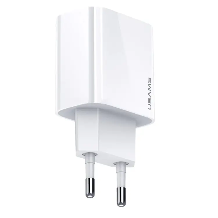 Usams US-CC118 T34 20W Fast Charger (EU) White (CC118TC01)-image-1