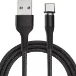 Usams US-SJ334 U29 Type-C Magnetic Cable 1m Black (SJ334USB01)-thumb-1