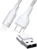 Usams US-SJ404 U31 Type-C/USB to Lightning Cable 1.2m White (SJ404USB02)