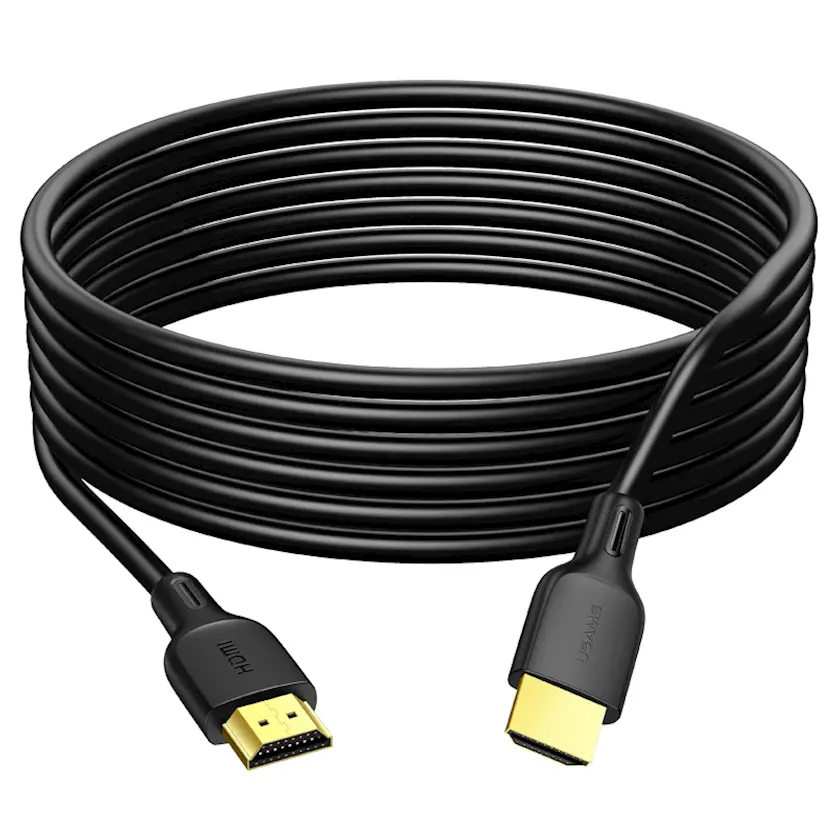 Usams US-SJ426 U49 HDMI Cable 1.8m Black (SJ426HD01)-image-1