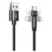 Usams US-SJ477 U60 Type-C Rotatable Cable 1m Black (SJ477USB01)