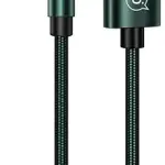 Usams US-SJ477 U60 Type-C Rotatable Cable 1m Green (SJ477USB02)-thumb-1