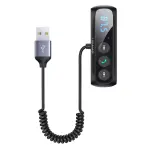 Usams US-SJ503 Car FM Wireless Audio Receiver Black (SJ503JSQ01)-thumb-1