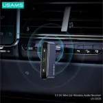 Usams US-SJ519 3.5DC Car Wireless Audio Receiver Grey (SJ519JSQ01)-thumb-2