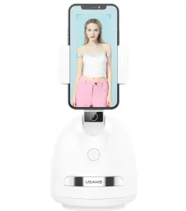 Usams US-ZB239 Smart Face Tracking Phone Holder White (ZB239GPQ01)