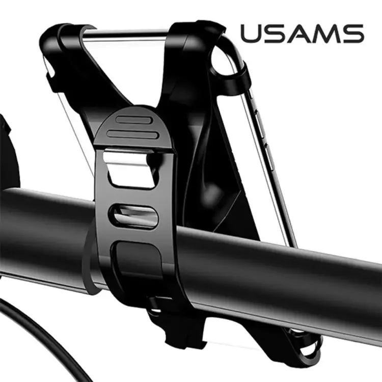 Usams US-ZJ053 Bicycle Phone Holder Black (ZJ53ZJ01)-image-1