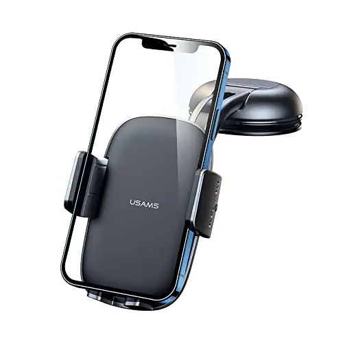 Usams US-ZJ063 Car Phone Holder Black (ZJ063ZJ01)-image-1