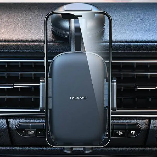 Usams US-ZJ063 Car Phone Holder Black (ZJ063ZJ01)-image-2