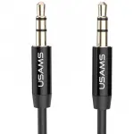 Usams YP-01 Aux Audio Cable 1m Black (YP101)-thumb-1