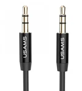 Usams YP-01 Aux Audio Cable 1m Black (YP101)