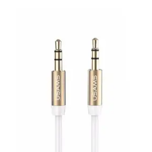 Usams YP-01 Aux Audio Cable 1m White (YP102)